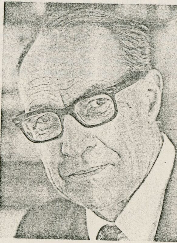 Portrait of Swedish biochemist Einar Stenhagen.