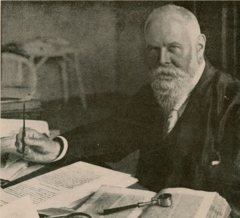 Portrait of German historian of medicine Karl Sudhoff.