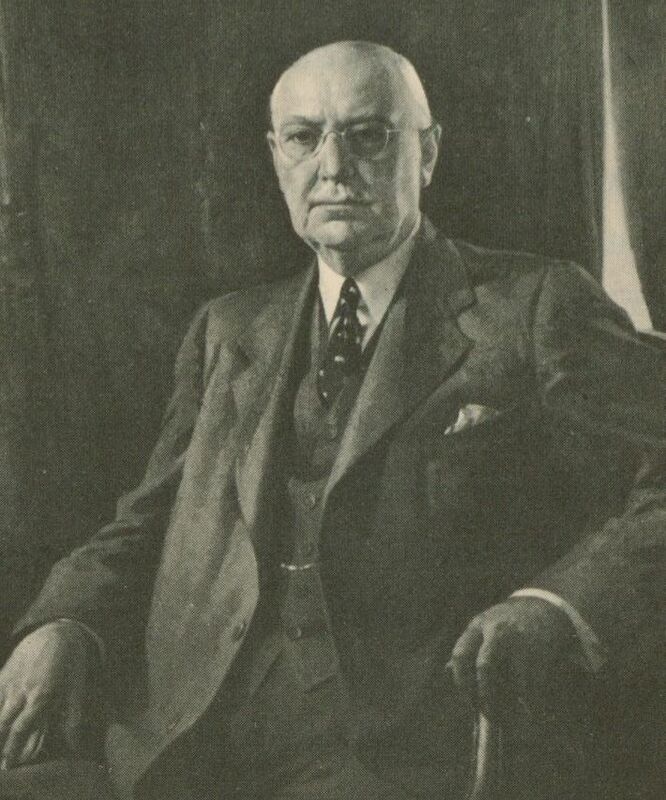 Portrait of American businessman Joseph Kirby Lilly.