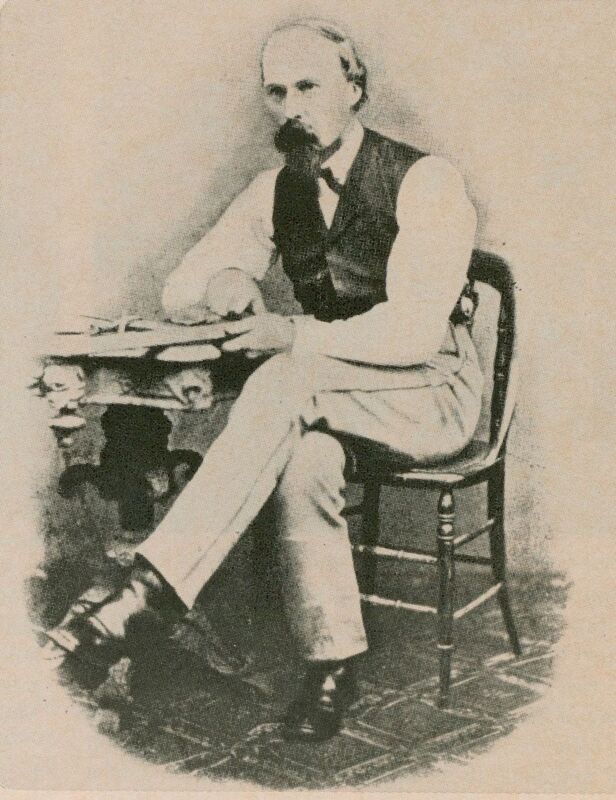 Portrait of American physician Samuel Alexander Mudd. 