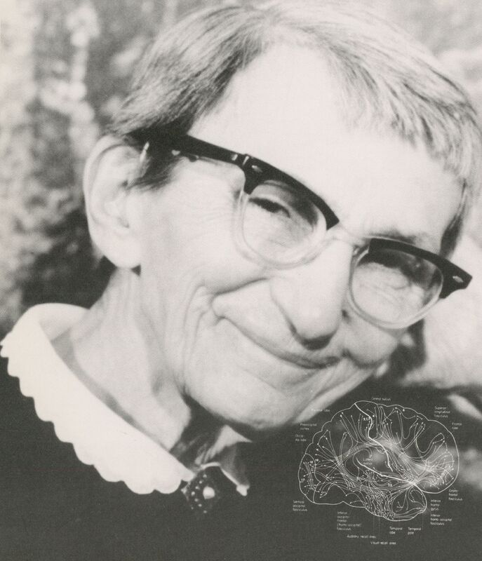  Portrait of American neurosurgeon Elizabeth Crosby. 
