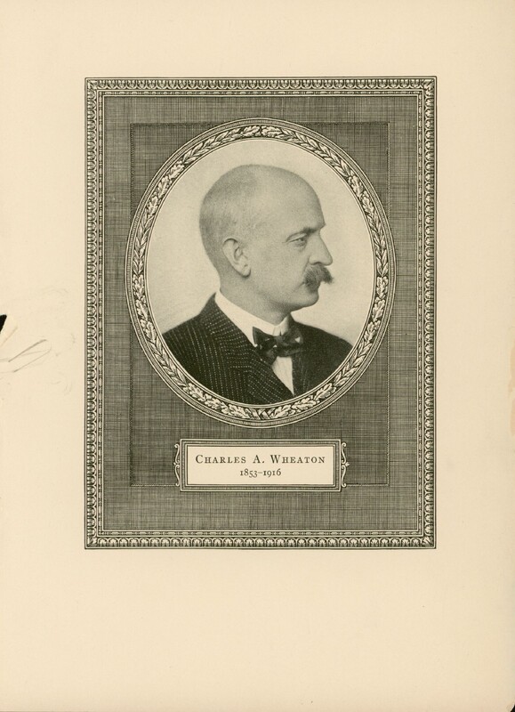 Portrait of American surgeon Charles A. Wheaton 