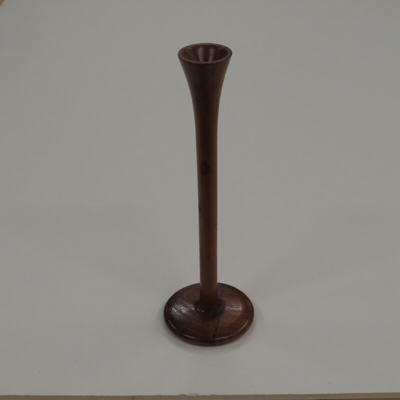 Typical unmarked, one piece wood Fergusson monaural stethoscope.