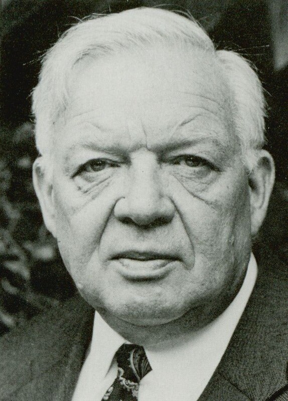 Portrait of German surgeon Werner Forssmann. 