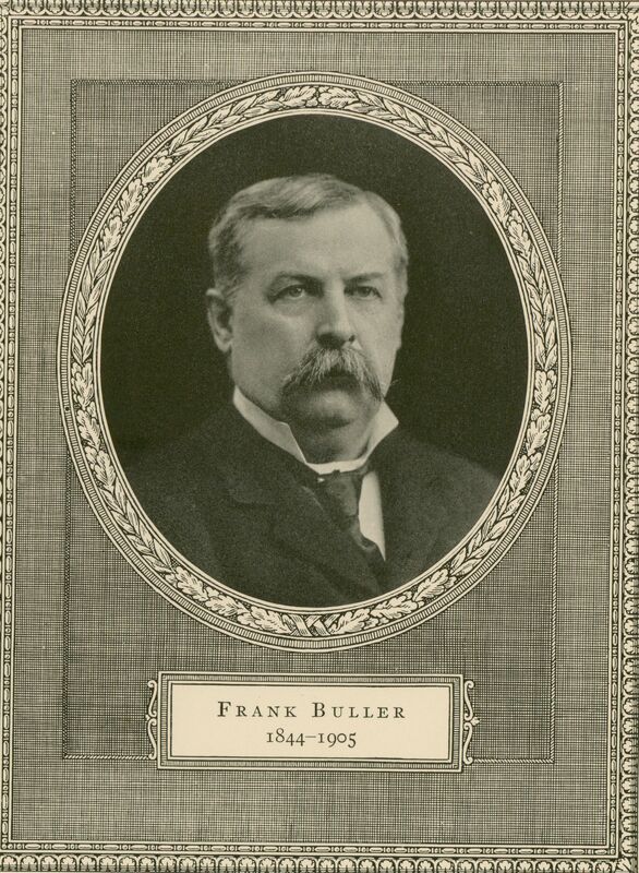 Portrait of Canadian physician Frank Buller.