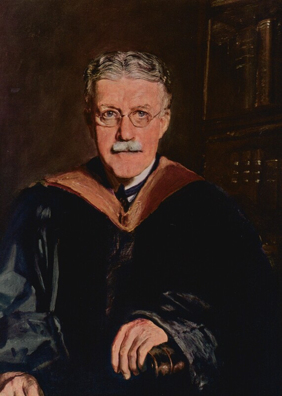 Portrait of American neurosurgeon Charles Harrison Frazier.
