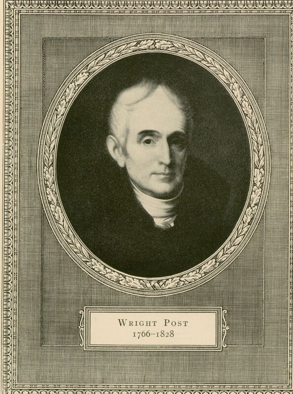 A portrait of American surgeon Wright Post
