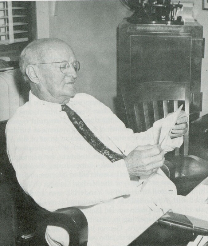 Portrait of American physician Barney Brooks 