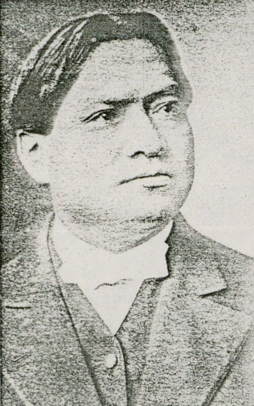 Portrait of Native American physician Carlos Montezuma.