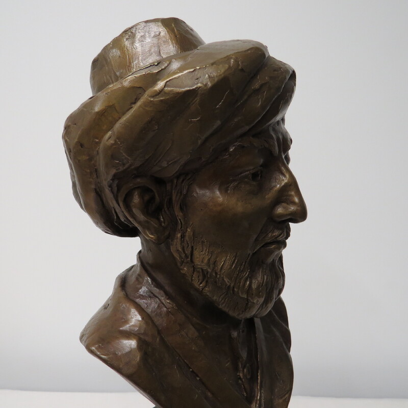 Brass Bust of Moses Maimonides