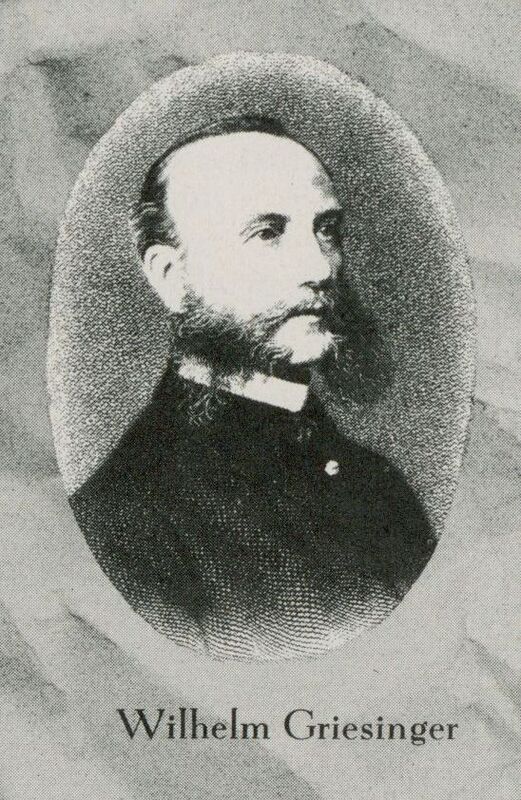      Portrait of German psychiatrist Wilhelm Griesinger.