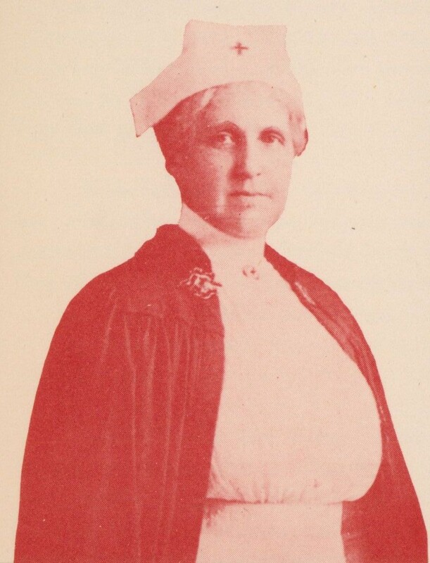 Portrait of American nurse and founder of the American Red Cross Nursing Service Jane A. Delano.