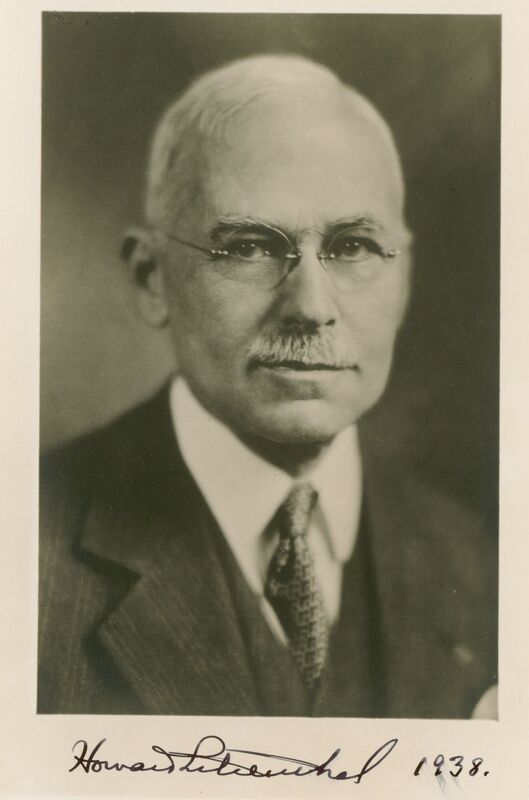 Portrait of American surgeon Howard Lilienthal.