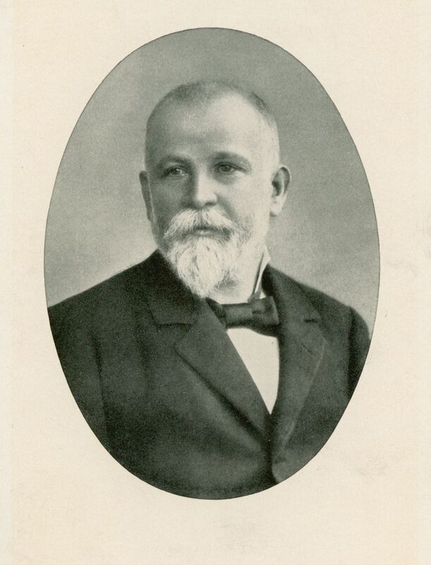 A portrait of German pathologist Emil Ponfick. 