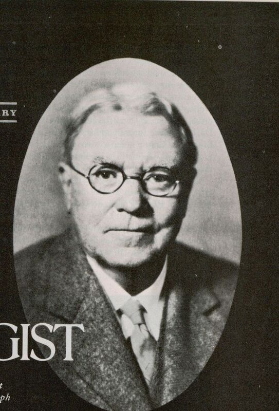 Portrait of American physician Walter Cannon.