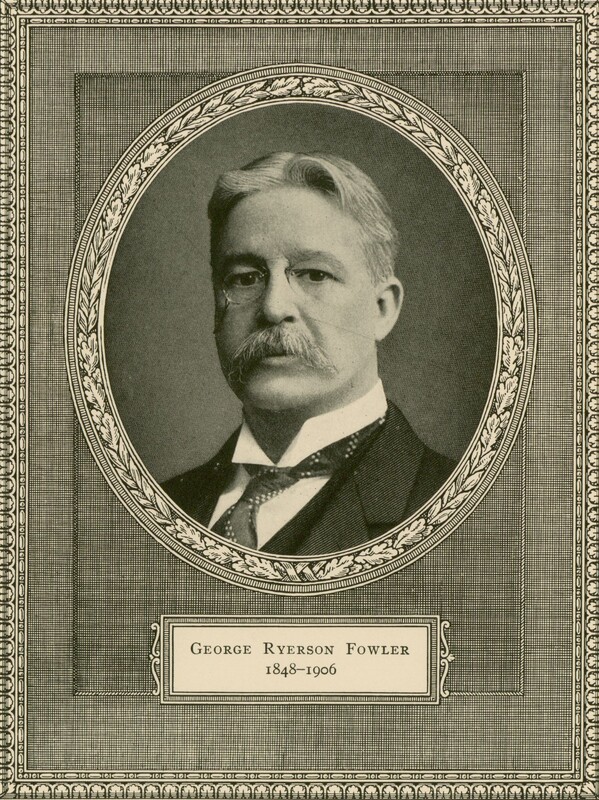 Portrait of American surgeon George Ryerson Fowler.