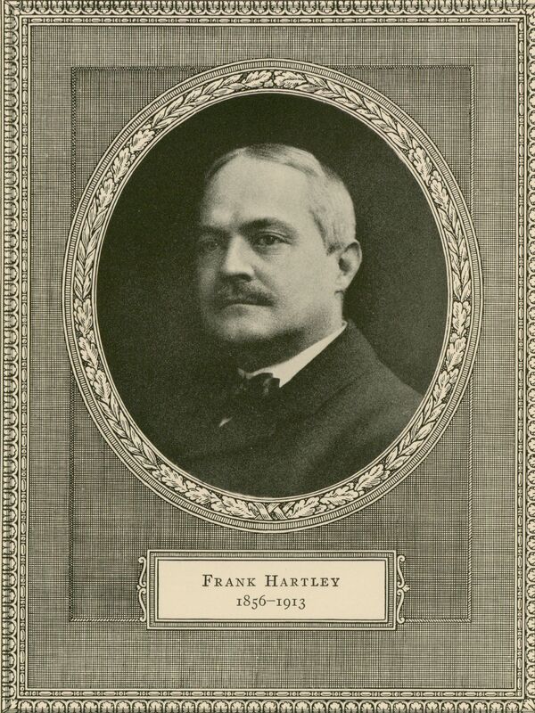 Portrait of American sugeon Frank Hartley.