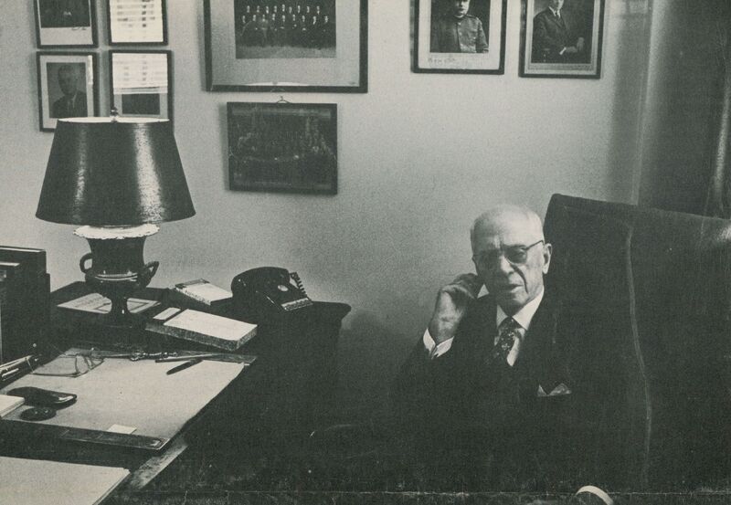 Portrait of American physician Russell Cecil. 
