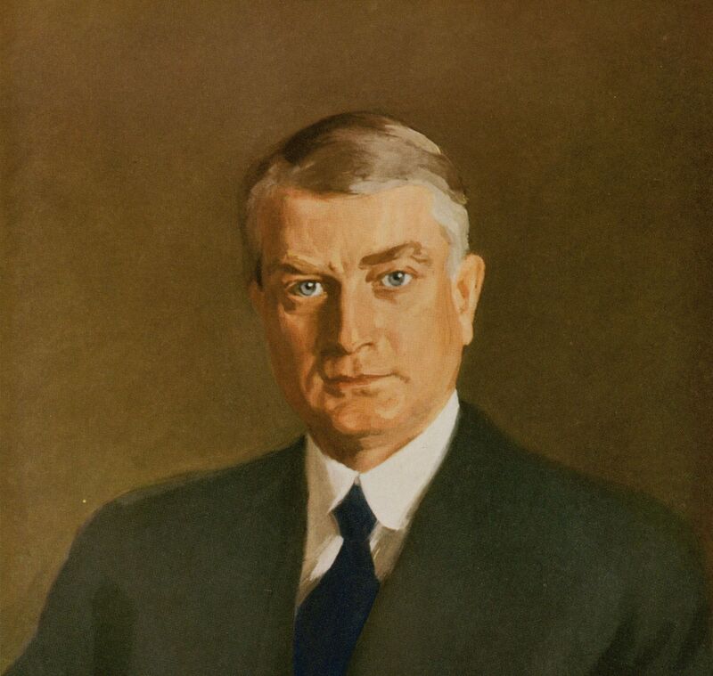 Portrait of American surgeon William J. Mayo 