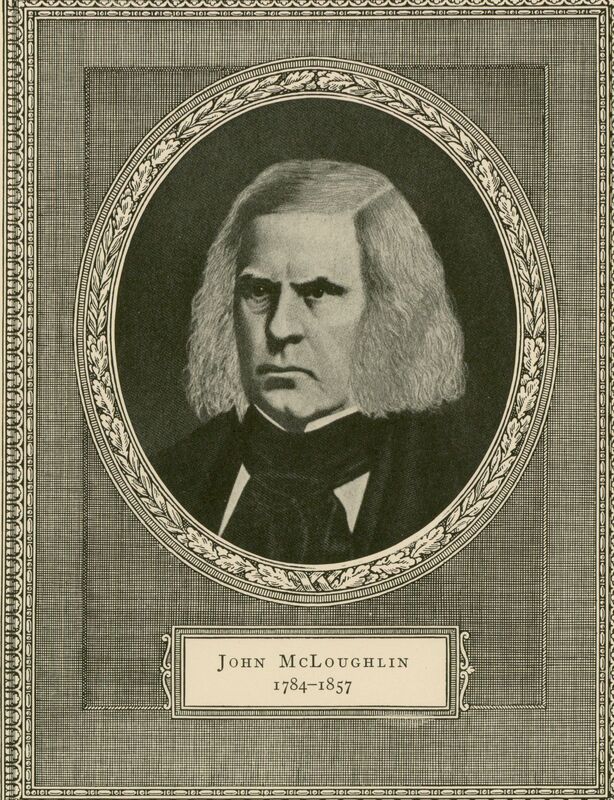 Portrait of Frnech-Canadian-American physician John McLoughlin. 