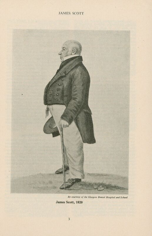 Portrait of Scottish dentist James Scott.