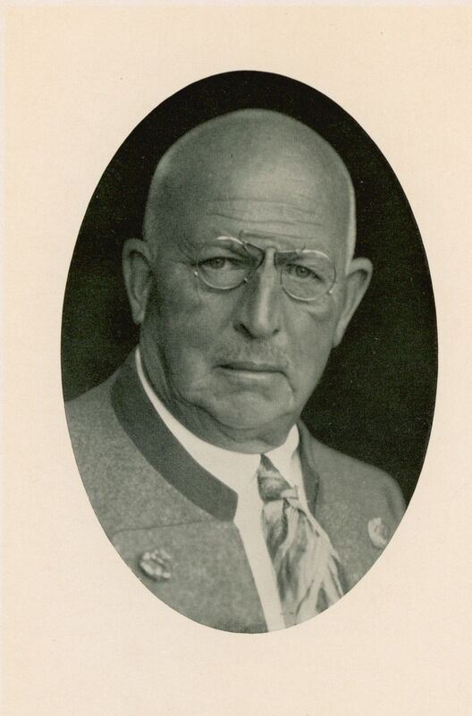 Portrait of German surgeon Erich Lexer 