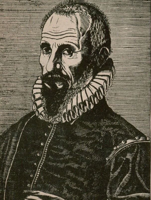 Portrait of French surgeon Ambroise Paré.