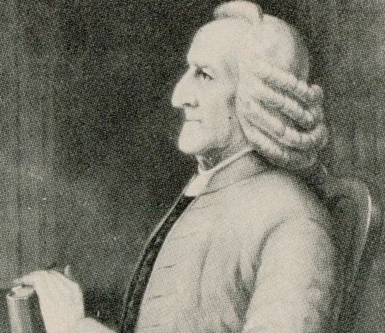 A portrait of American physician John Redman. 