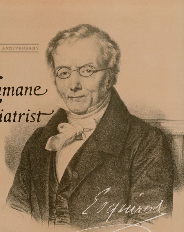      Portrait of French psychiatrist Jean-Etienne Esquirol 