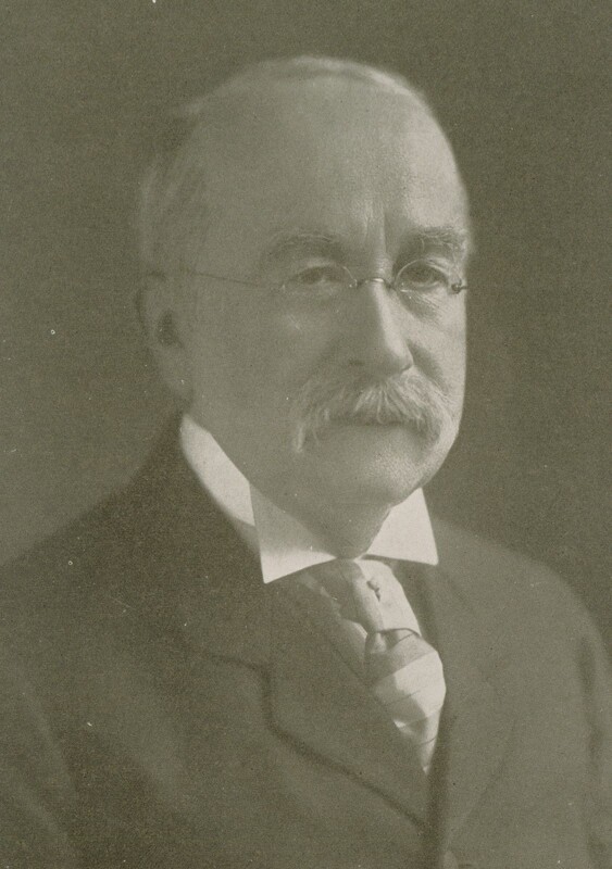 Portrait of American physician William Williams Keen. 