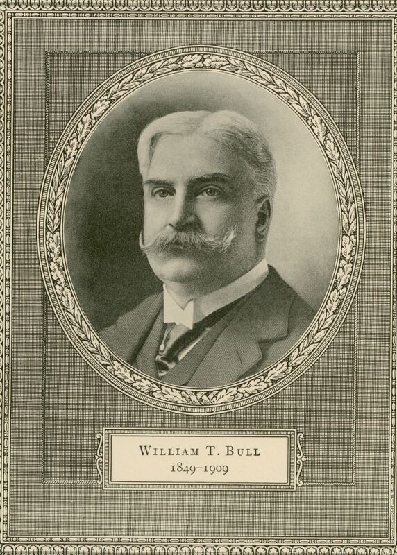 Portrait of surgeon William T. Bull.