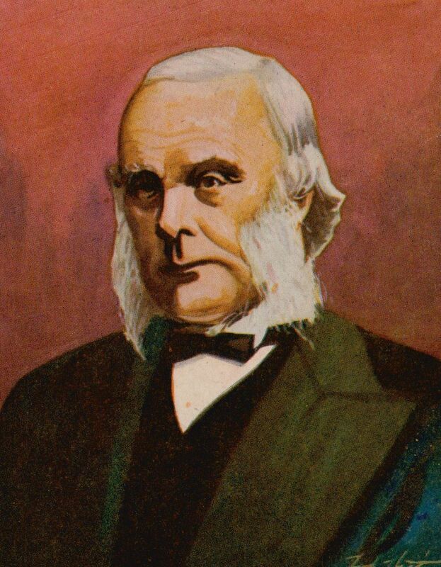 Portrait of British surgeon Lord Joseph Lister. 