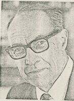 Portrait of Swedish biochemist Einar Stenhagen.
