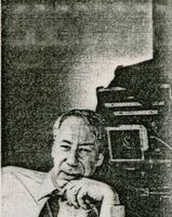 Portrait of American photographer Lejaren a Hiller.