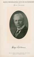 Portrait of German physician Hugo Sellheim. 