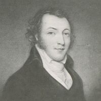 Portrait of American chemist William James Macneven.