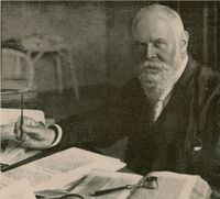Portrait of German historian of medicine Karl Sudhoff.