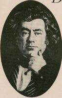 Portrait of English-American physician Robley Dunglison. 