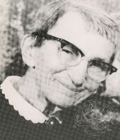  Portrait of American neurosurgeon Elizabeth Crosby. 