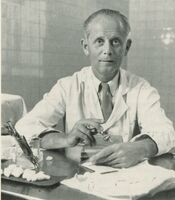      Portrait of Austrian physician Hans Selye. 