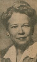 Portrait of American Physicist Edith Quimby. 
