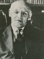 Portrait of American physician Abraham Flexner.