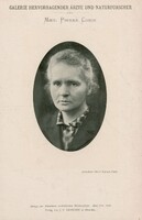 Portrait of Polish-French physician and chemist Marie Curie.