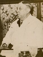 Portrait of Portuguese physician Egas Moniz.