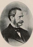 Portrait of American dentist William Thomas Green Morton.