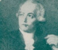 Portrait of French chemist Antoine Laurent Lavoisier. 