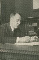 Portrait of American pathologist Richard Mills Pearce, Jr., M.D.