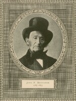 Portrait of American gynecologist John P. Mettauer. 