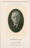 Portrait of German surgeon Ludwig v. Stubenrauch. 