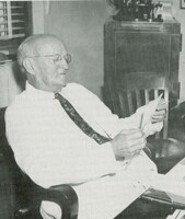 Portrait of American physician Barney Brooks 